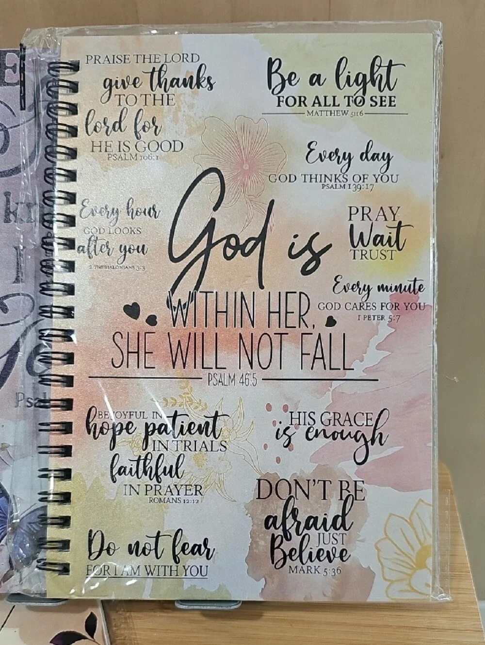 Still Know That I Am God Spiral Journal - Purple Butterfly